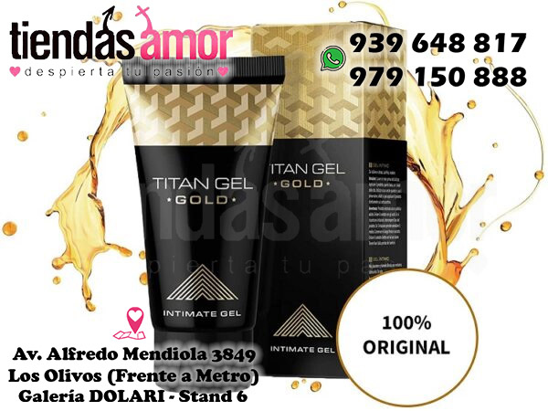 Titan Gel Gold - Suplemento en Gel Para el Pene